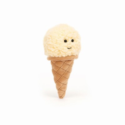 Jellycat Irresistible Ice Cream Vanilla | QZ0941826